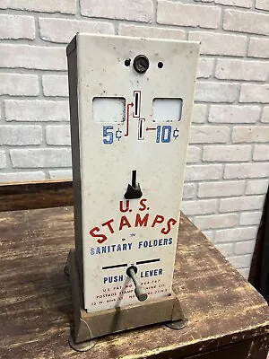 Vintage US Postage Stamps Coin-Op Vending Machine Countertop Store Advertising • $124.99