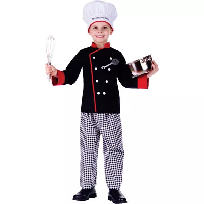 Dress Up America Executive Chef Boy Costume - Role Pl Dress Up Set • £22.99