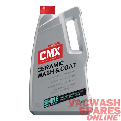 Mothers Cmx Ceramic Wash & Coat Shampoo 1419ml - Instant Hydrophobic Beading • $25.20