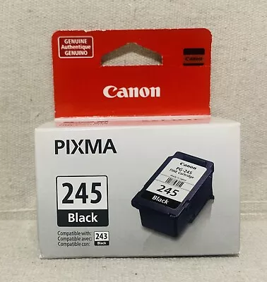 Genuine Canon PG-245 Black Ink Cartridge For PIXMA MG Printers NEW • $16.99