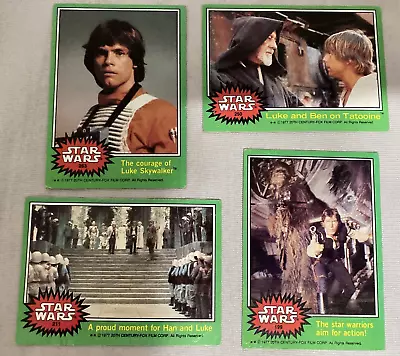 Topps Star Wars Empire Strikes Back Trading Cards Lot Of 4 Luke Skywalker Ben • $2.74