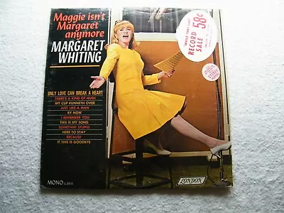MARGARET WHITING - Maggie Isn't Margaret Anymore - LP LONDON Sealed New - Vocal  • $29.88