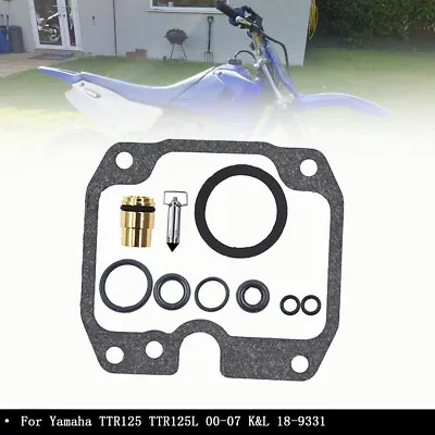 For Yamaha TTR125 TTR125L 00-07 K&L 18-9331 Carburetor Carb Repair Rebuild Kit • $7.85