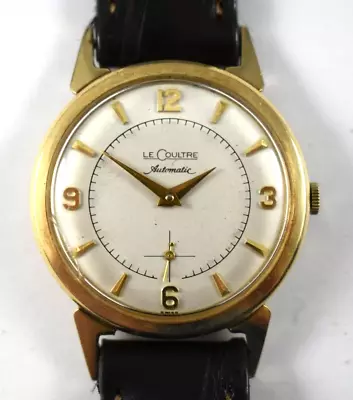 Vintage LeCoultre 33.40mm 10KGF Case Bumper Automatic 17J Wrist Watch Runs Lot.e • $499.99