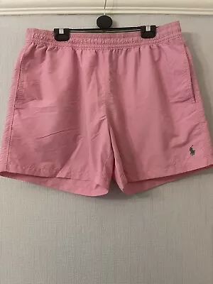 Ralph Lauren Polo Men’s Swim Shorts Pink XL • £14.99