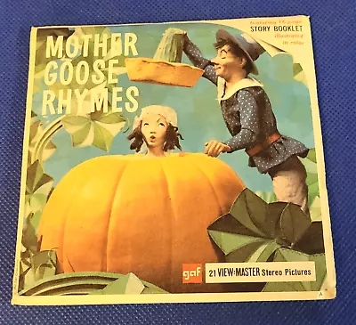 Vintage Gaf B410 Mother Goose Rhymes View-master 3 Reels Packet • $20