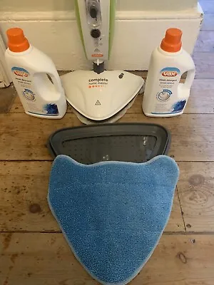 Vax Floor Steam Cleaner - Complete Home Master + Mopheads & Cleaning Solu (used) • £20