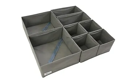 Periea Drawer Organiser Insert Wardrobe Storage Box Divider Sock Bra Underwears • £4.99