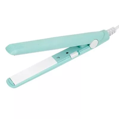 Studio Limited Mini Travel Size Ceramic Hair Straightener Flat Iron 3/4  (Mint) • $11.66