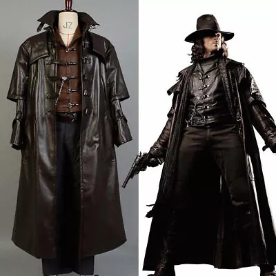  Vampire Hunter Abraham Van Helsing Monster Hunter Cosplay Costume • $113.05