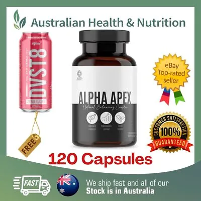 $73.95 • Buy Atp Science Alpha Apex 120 Capsules + Free Same Day Shipping & Dvst8 Can