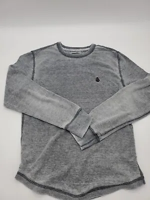 Volcom Medium Gray Embroidered Men Shirt Longsleeve..#4945 • $5.40