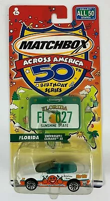 Matchbox Across America 50th Birthday Series Florida Chevrolet Camaro SS NIP • $9.99