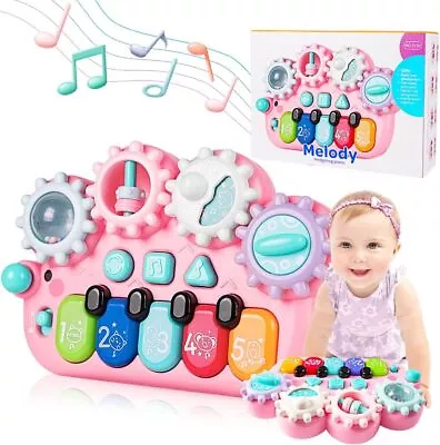 Musical Toy Light Sound Educational Developmental Piano Tambourine Baby Gift UK. • £10.90