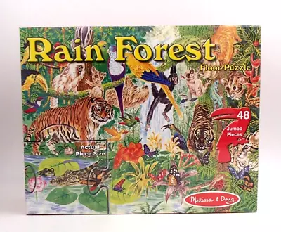 Melissa & Doug Rain Forest Floor Puzzle 48 PC New SEALED • $14.92