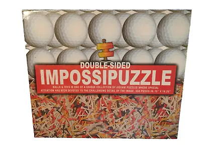 Impossipuzzle Jigsaw Golf And Tees Double Sided 550 Pieces New Sealed • £10.98
