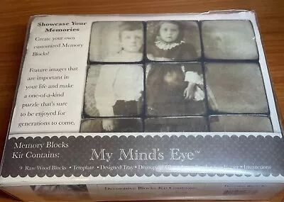 My Mind’s Eye Memory Blocks Kit- Create Your Own Customized Memory Blocks! New • $12