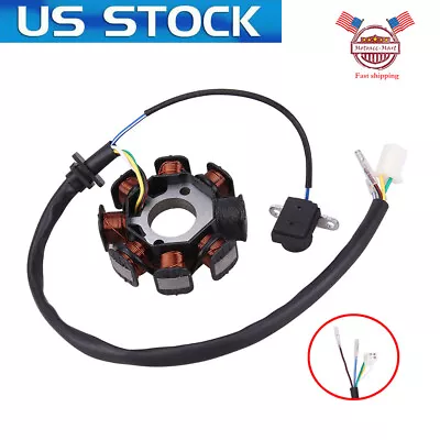 GY6 50cc 8 Pole Stator 4 Wires Magneto For 125cc 150cc Scooter Motorcycle ATV • $19.95