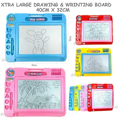 £11.99 • Buy NEW Magic Writer Magnetic Writing Drawing Slate Board Doodle Pad Kids Toy Gift 