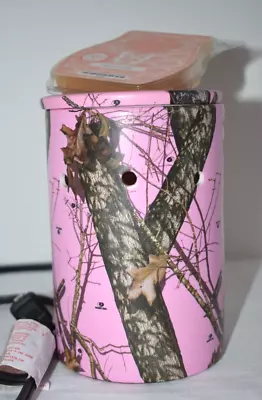 Scentsy Mossy Oak Break Up PINK Camouflage Wax Warmer Retired 5.5 In • $19.95