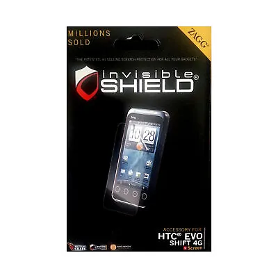 ZAGG InvisibleShield Screen Protector For HTC EVO Shift 4G - Clear • $8.49