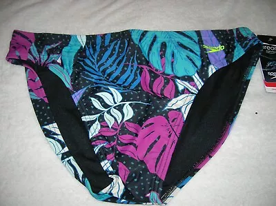 Speedo Creora - Gorgeous Tropical Pattern - Palm Fronds - Size 36 - Nwt!! • $33.99