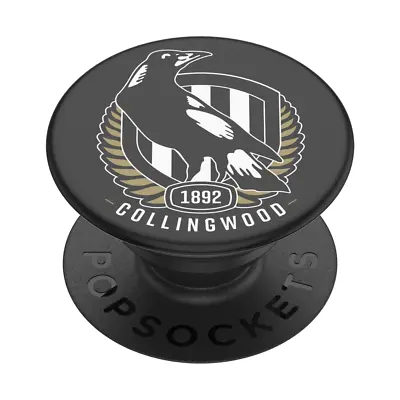 $26.95 • Buy PopSockets PopGrip Phone Grip Stand Mount Holder Swap - AFL Collingwood Magpies