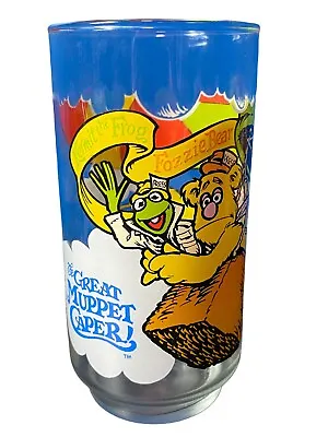 Vintage 1981  The Great Muppet Caper  McDonalds Collector Glass Kermit The Frog • $12.60