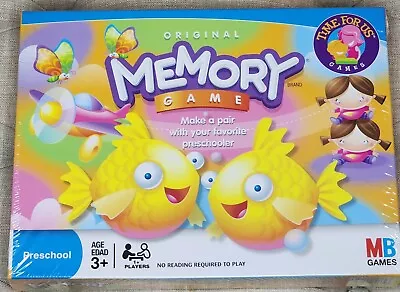 Original Memory Game Milton Bradley Hasbro 2007 Brand New Sealed Pre-school Ed. • $33