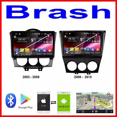 Mazda Rx8 2003-2010 Gps Wireless Apple Carplay Android Auto Camera Dab+ Tpms Dvr • $488.25