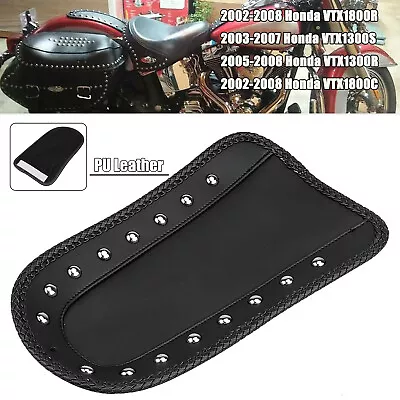 Rear Fender Bib Studded Studs Solo Seat Leather For Honda VTX1800R/C VTX1300S/R • $25.63