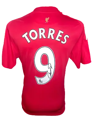 £200 • Buy Fernando Torres Signed Liverpool 2008/10 Home Shirt