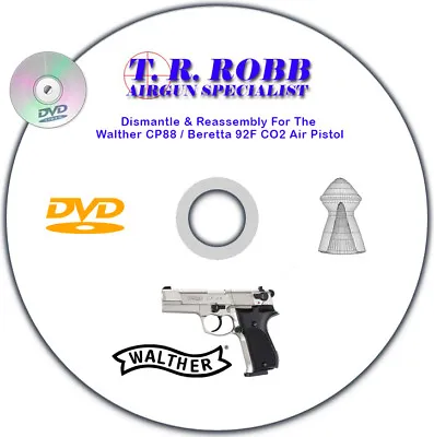 £5.25 • Buy Umarex Walther CP88-Beretta 92F CO2 Air Pistol Dismantle/Reassembly DVD