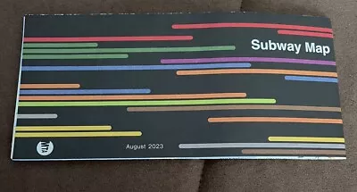 New York City NYC Subway Map MTA Dated Aug.  2023 • $4.74