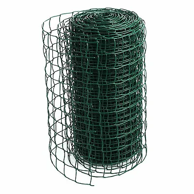 Climbing Plant Support Mesh Plastic Garden Net Clematis Trellis Green 0.5m X 5m • £13.79