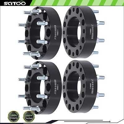 4X 8x180 Wheel Spacers 2'' For Chevy Silverado GMC Sierra 2500 3500 HD 2011-2023 • $114.16