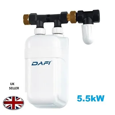 5.5 KW 230V Instant Water Heater Dafi In-Line Under Sink UK Warranty • £59.99