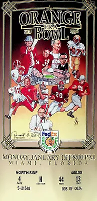 Orange Bowl Era Ticket Stub - Florida St. Vs. Notre Dame - Jan 1 1996 • $8.99