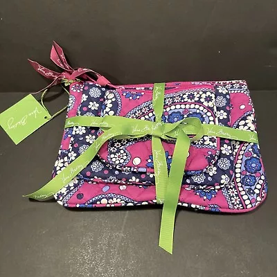 NEW Vera Bradley Boysenberry COSMETIC TRIO NWT VHTF • $49.99