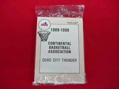 1989-90 Quad City Thunder Continental Bkb Association (cba) Developmental League • $4.95