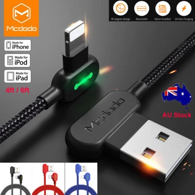 $8.82 • Buy Mcdodo 8Pin Charging Cable Data Charger Cord For IPhone XR 7 8 6 13 14 11 12 Pro