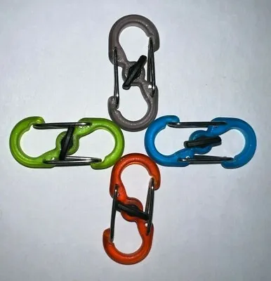 Nite Ize - Locking Micro-Link Mini S-Biner - Choice Of 4 Translucent Colors   • $4.59