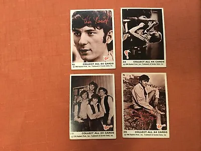 The Monkees 1966 Trading Cards - Lot Of 4 Cards - Ungraded - Free Shipping • $9.99