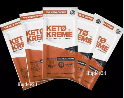 🔥Pruvit Keto Kreme Coffee Caramel Macchiato Ketones 5 PK Exp. 2025 FREE SHIP! • $26.99