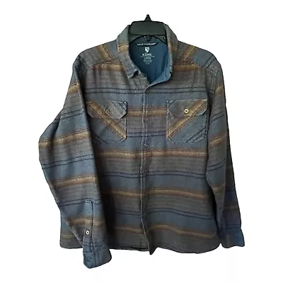 KUHL Disordr Heavyweight Duty Plaid Flannel Shirt Men’s Size (L) Large EUC • $23.79