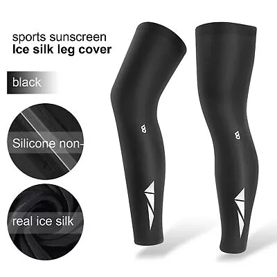 Cycling Leg Warmer Compression Leg Sleeves Full Leg Compression Sleeve Men Women • $17.29