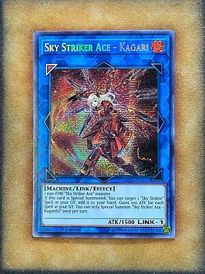 Yugioh Sky Striker Ace - Kagari MP19-EN257 Secret Rare 1st Ed NM • $3.59