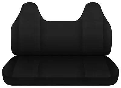 Black Bench Seat Cover W/molded HR Fits Toyota Tacoma/Ford Ranger.... • $70.39