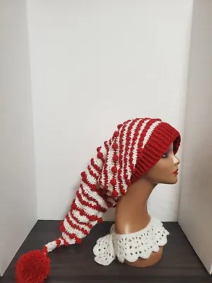Candy Cane Fairy Bells Elf Christmas Hat • $30