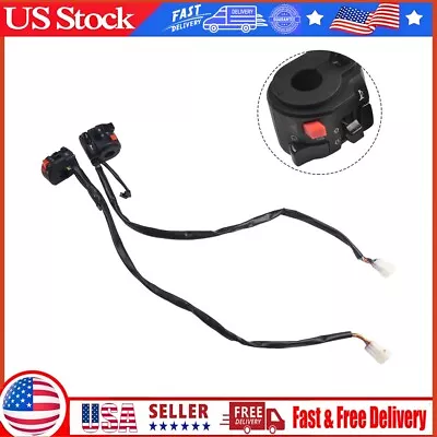 2??Motorcycle Handlebar Control 7/8  Left &-Right Horn Turn-Signal Light • $30.59